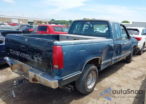 1992 Chevrolet Gmt-400 C1500 из США, поврежденный, VIN 2GCEC19KXN1207949